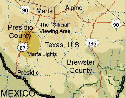 Marfa map